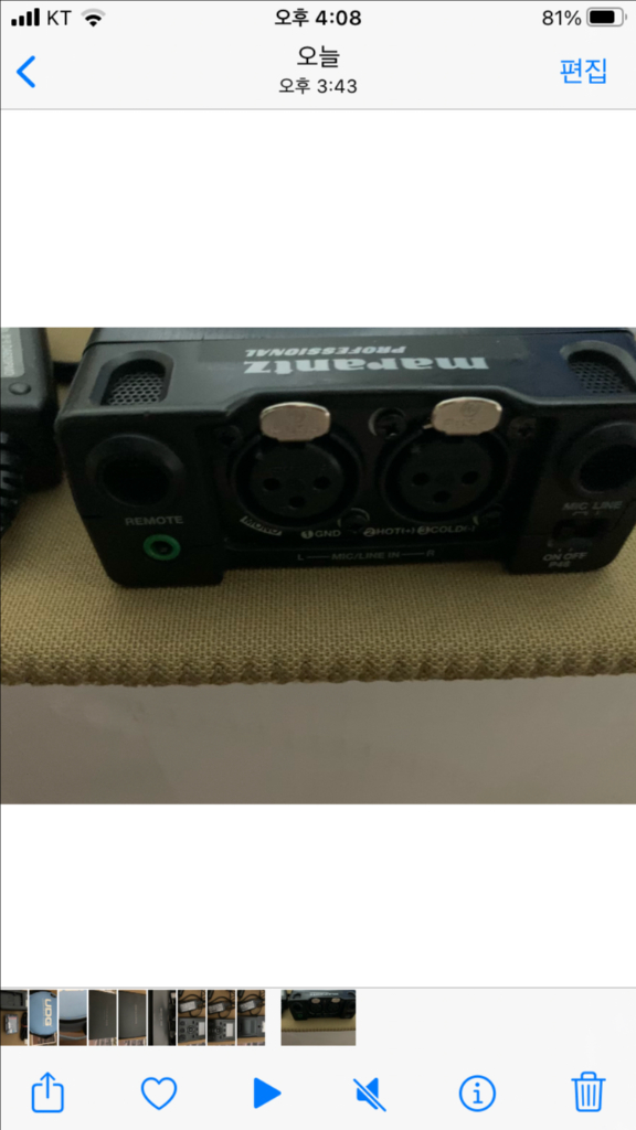 마란츠 PMD661 레코더 팝니다 이미지