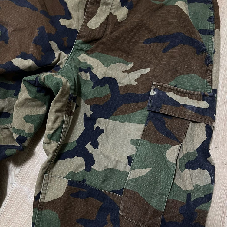 미군 오리지널 밀리터리 우드랜드 BDU 전투복 바지 L 이미지