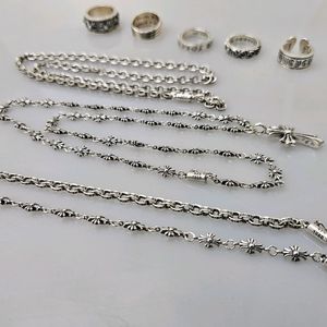 크롬하츠 실버 92.5 팔찌 반지 목걸이 정리 이미지