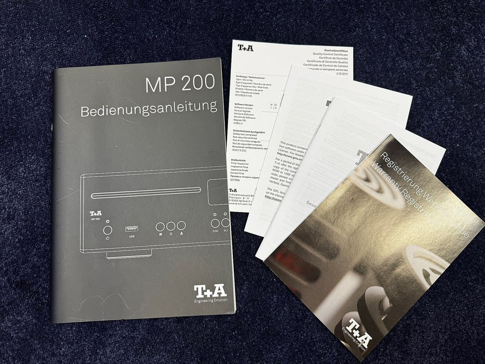 <판매>T+A MP200 CDT/FM/블루투스 내장 네트워크 플레이어 이미지