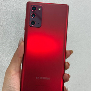 갤럭시노트20 레드 256GB Y1887 이미지