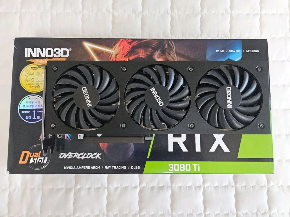 RTX 3080 Ti 그래픽카드 INNO3D X3 이미지