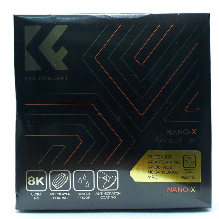 K&F Concept NANO-X 95mm 마그네틱 필터 5pcs 세트 (새상품) 8K AGC Japan Glass 이미지