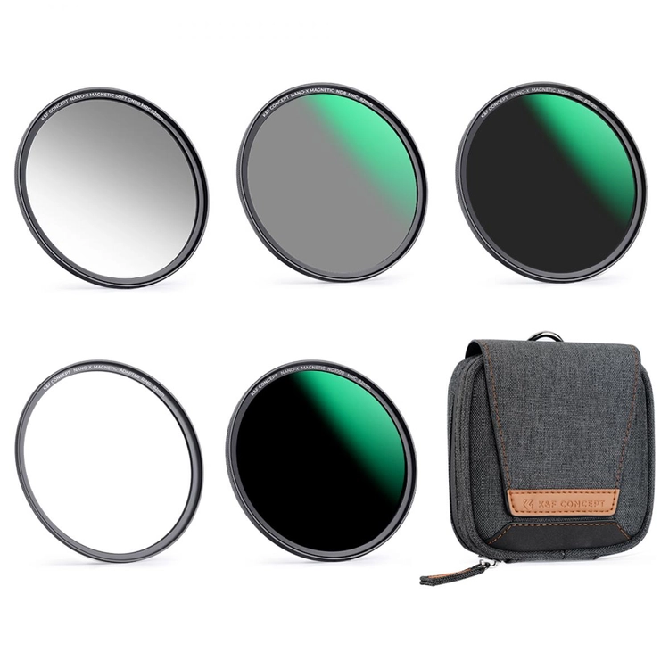 K&F Concept NANO-X 95mm 마그네틱 필터 5pcs 세트 (새상품) 8K AGC Japan Glass 이미지
