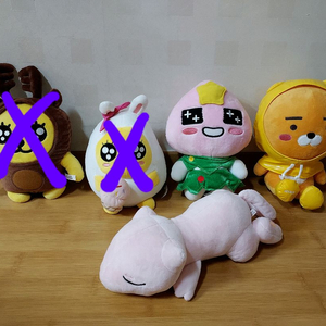 어피치, 라이언, 뮤 인형 낱개 판매해요. 이미지