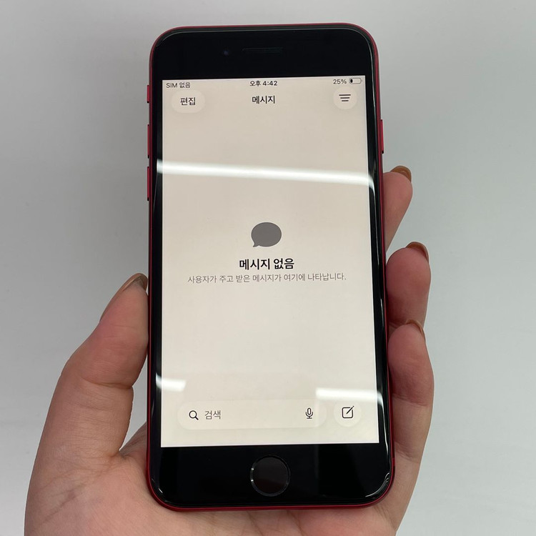 !!리퍼폰!! 아이폰SE3 레드 128GB 467895 울산중고폰 이미지