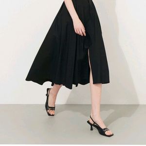 타임 인버티드 플리츠 스커트55 랑방 마인 더캐시미어 오브제 시스템 sjsj 이미지