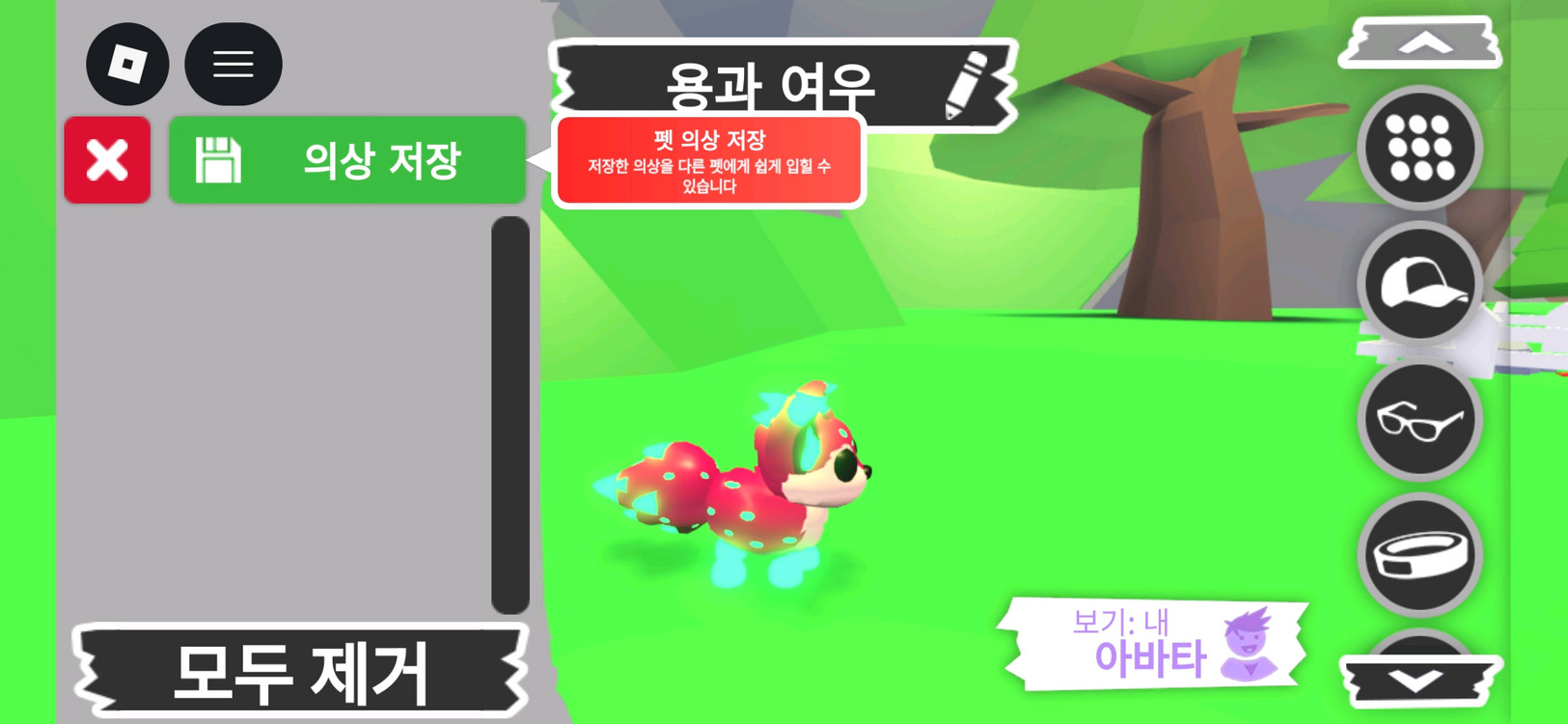 입양하세요 펫 메가네온 용과 여우 판매합니다 이미지