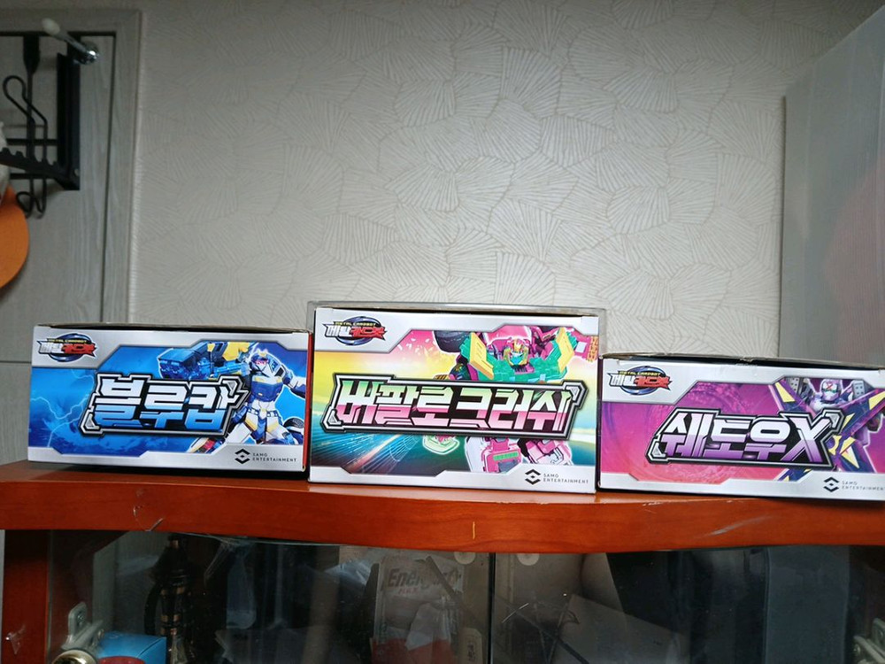 메탈카드봇 블루캅1기 버팔로 크러쉬 쉐도우X 풀박 일괄로 판매합니다(택포) 이미지