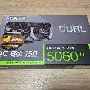 ASUS 지포스 RTX 5060 Ti 8GB 이미지