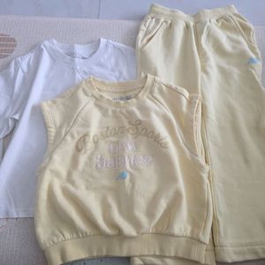 뉴발란스 키즈 3PCS 상하의세트 120사이즈 이미지