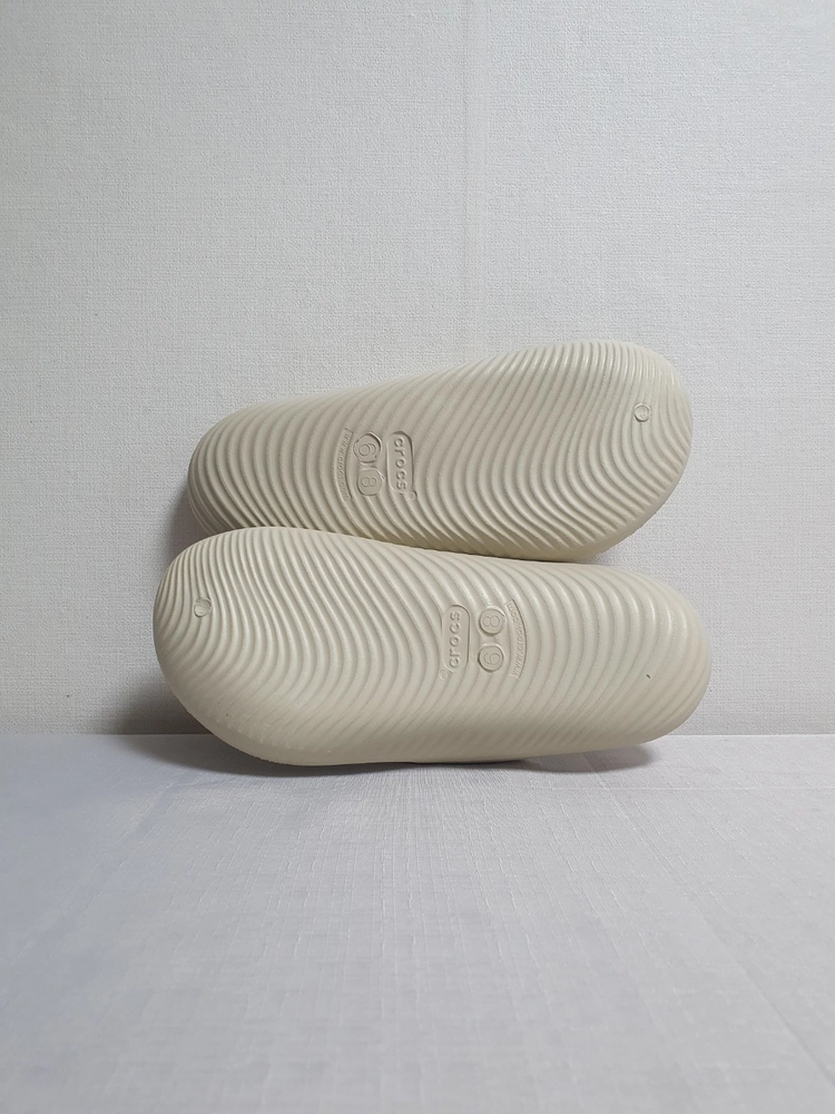 크록스 멜로우 리커버리 플립 아이보리 250mm 이미지