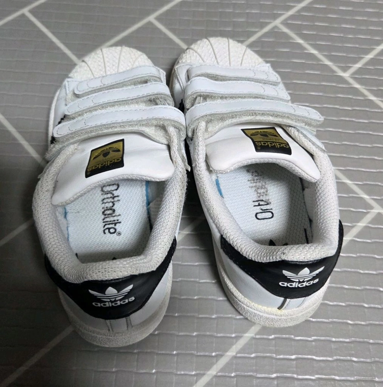 아디다스 슈퍼스타 키즈 운동화 155 160 이미지