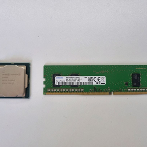 펜티엄 g4600 cpu + 삼성 DDR4 4GB PC4-2400T 램 이미지