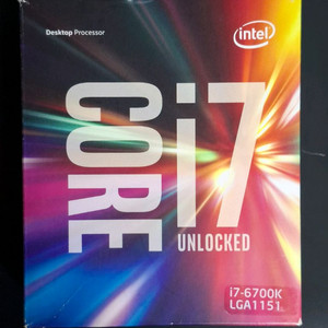 컴퓨터 인텔 6세대 CPU I7 6700K (인텔6세대 소켓 1151) 이미지