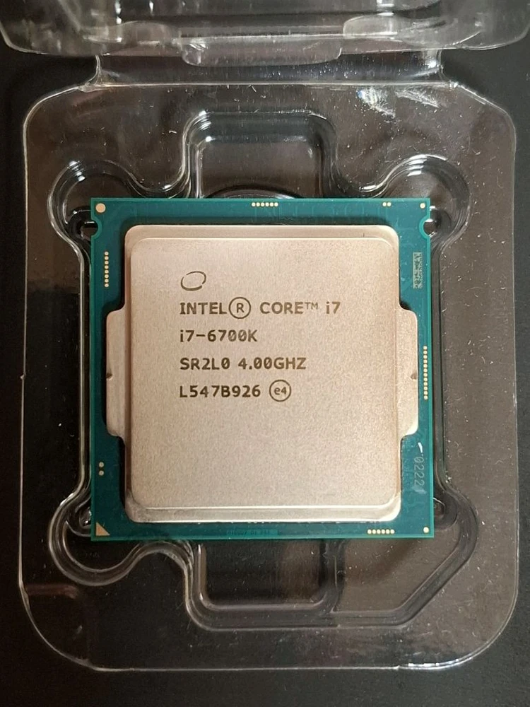 컴퓨터 인텔 6세대 CPU I7 6700K (인텔6세대 소켓 1151) 이미지