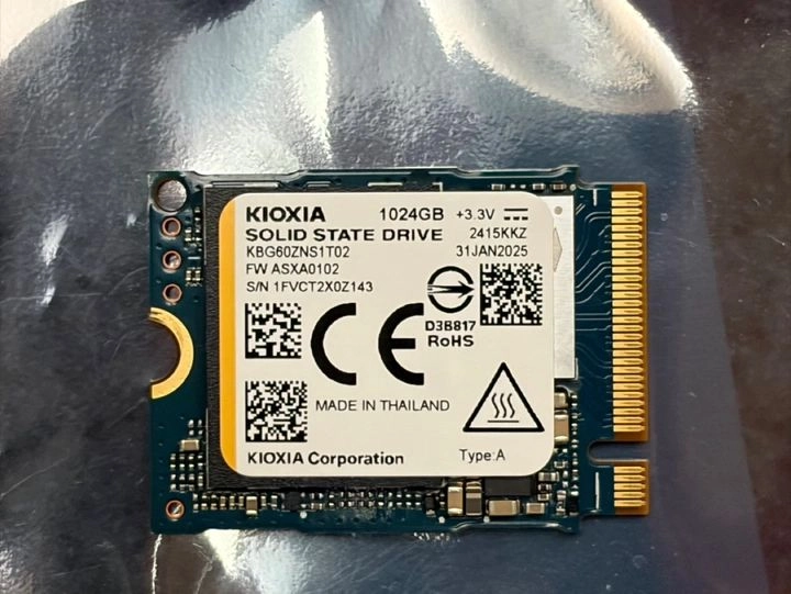 키옥시아 1TB PCIe 4.0x4 M.2 2230 NVME SSD - 안심되는 중고거래
