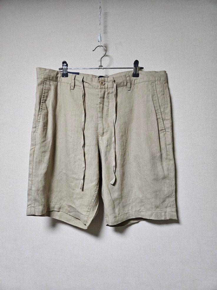 간트 GANT 남성 릴렉스 린넨 쇼츠 반바지 L사이즈 이미지
