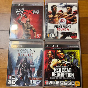 PS3 게임 타이틀 4종 이미지