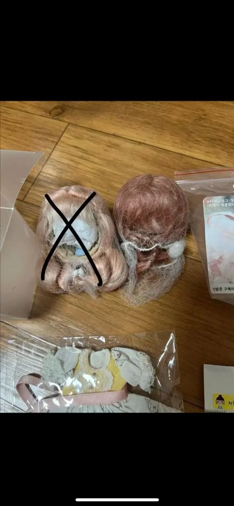 구체관절인형 포켓 의상,가발 일괄판매 이미지