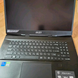 MSI gs77 게이밍 노트북 rtx3080 ddr5 16gb qhd 240hz 17.3인치 이미지