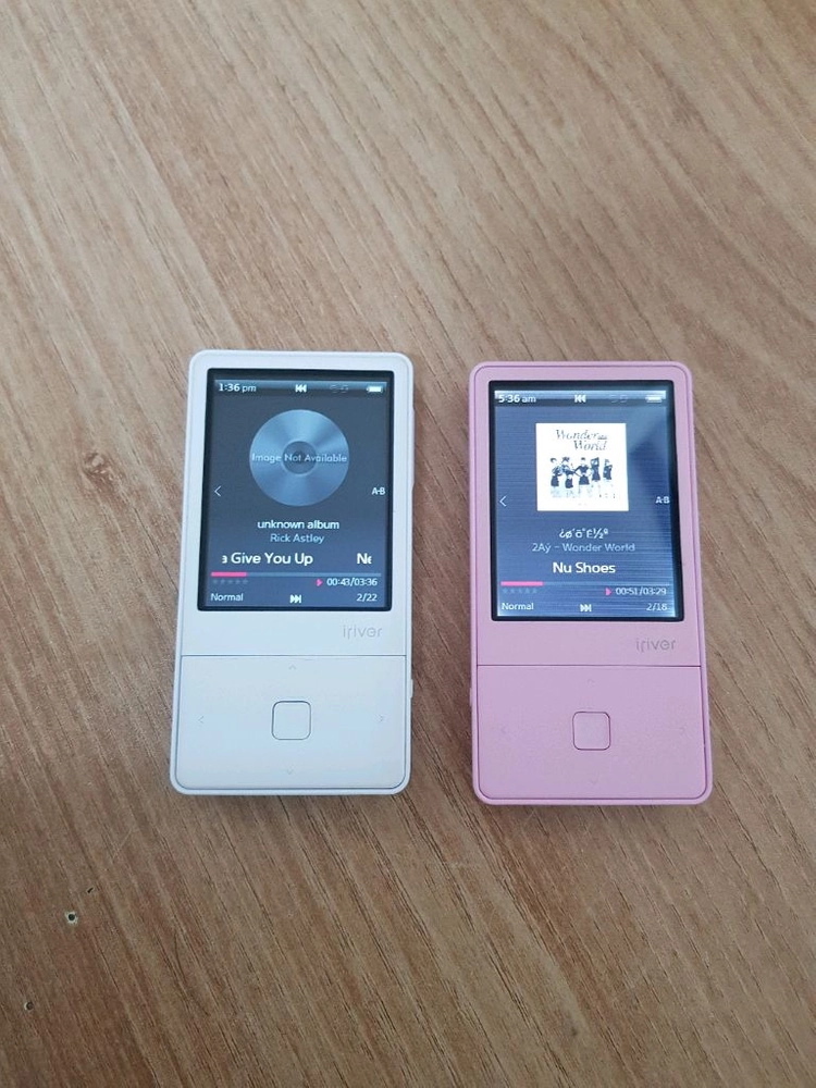 아이리버 mp3 플레이어 /음악800곡 이미지