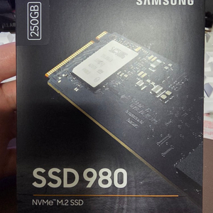 미개봉 삼성 SSD 980 NVMe M.2 250GB 이미지