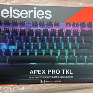 스틸시리즈 Apex Pro TKL 키보드 이미지