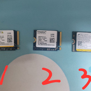 스팀덱 아이폰 사용가능 Nvme M.2 2230 Pice 4.0 SSD 512GB 이미지