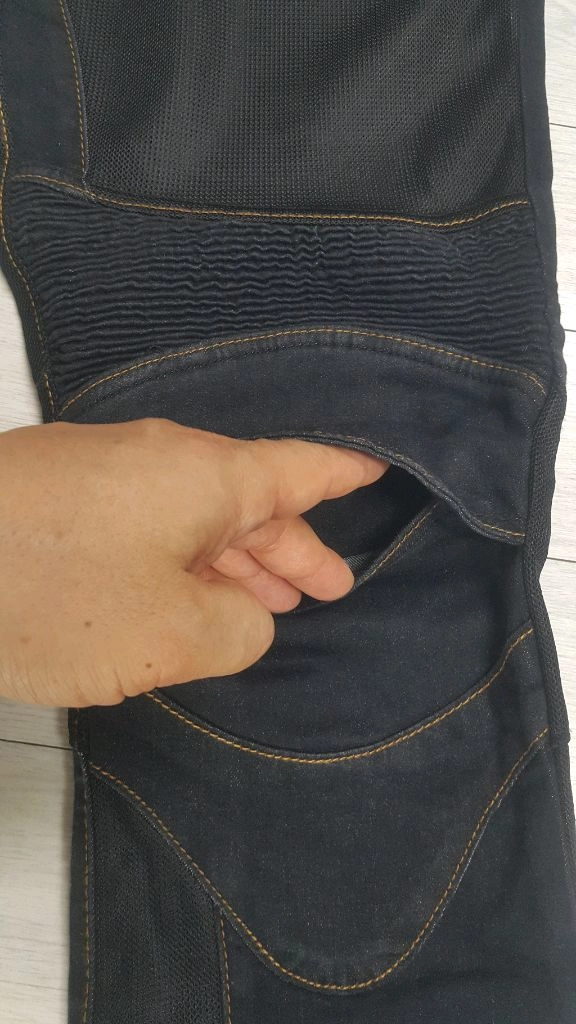 볼레로(사방스판) 메쉬 오토바이청바지 32인치 새상품! 보호대내장됨! 이미지