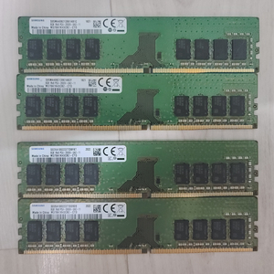 삼성 ddr4 2666 8gb 단면램 4장 이미지
