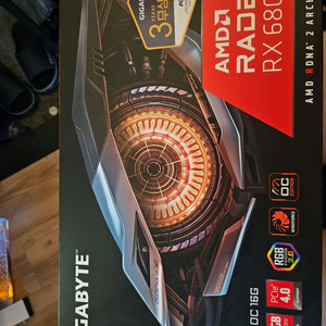 그래픽 카드 RX6800XT 부품용 판매 이미지
