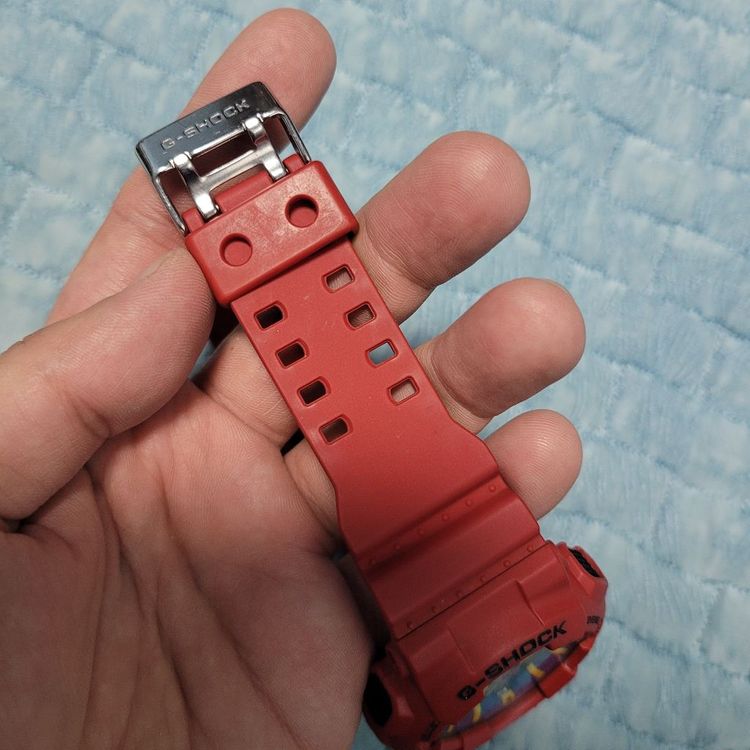 정품 지샥 GA-110FC 레고 크레이지 레드 시계 이미지