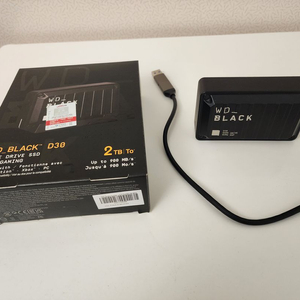 WD BLACK D30 2TB 게임 드라이브 외장 SSD 이미지