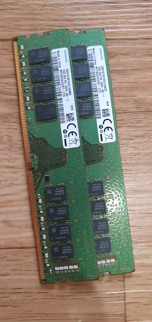 삼성 ddr4 2666 16g 2개 팝니다 이미지