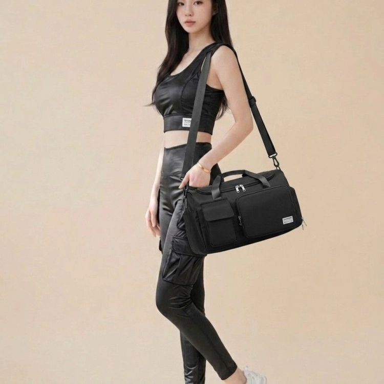 여행 스포츠 다양한 포켓 수납가능 보스턴백 데일리백 이미지