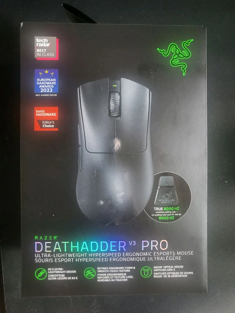 레이저 데스에더 v3 pro (데브삼)+8k동굴 이미지