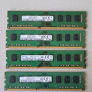 삼성 DDR3 12800U 8g x 4개 32g 이미지