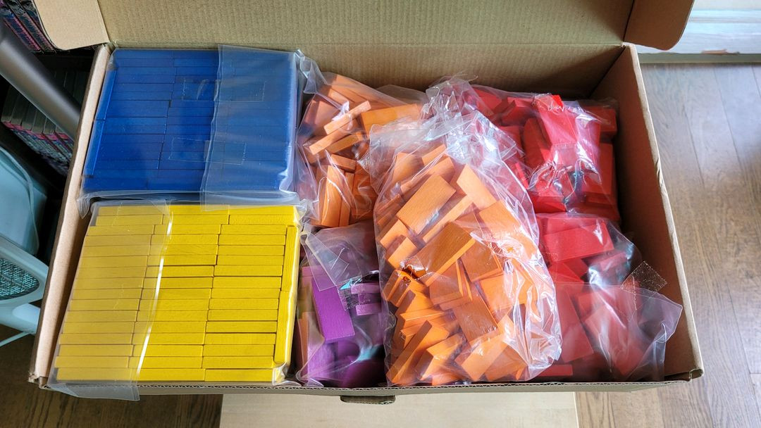 토도리브로 원목 무지개 도미노 700PCS 이미지