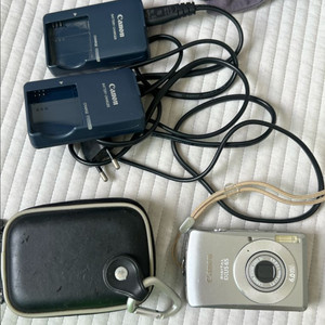 캐논 IXUS 65 실버 디지털 카메라(충전기, 케이스, SD카드) 이미지