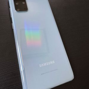 중고폰 s20+ 플러스 하늘색 자급제 무잔상 무기스 이미지