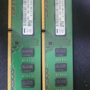 삼성 ddr3 4gb 양면 2개 (8gb) 2Rx8 PC3-10600U 이미지