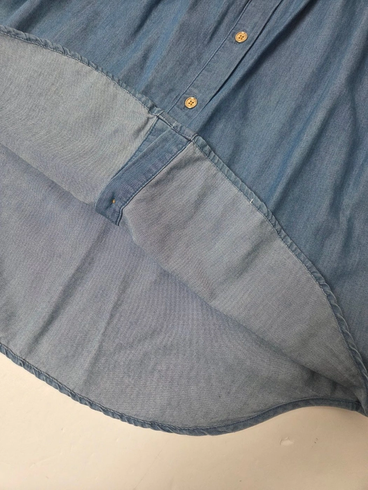 마이클코어스 허리밴딩 반팔 원피스 블루(S) 260603_3 이미지