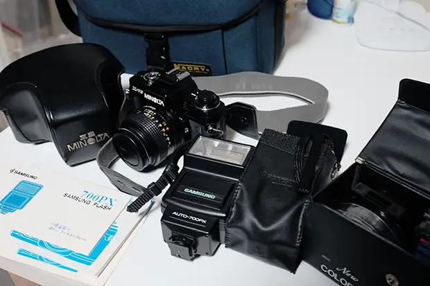 미놀타 x700,x-700 (MD50.4 랜즈, 700px플레쉬) 팝니다 이미지
