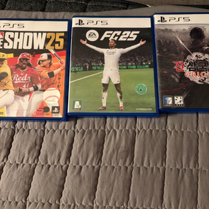 PS5 타이틀 fc25,the show25,진삼국무쌍,바하레퀴엠,스파이더맨2 판매합니다 이미지