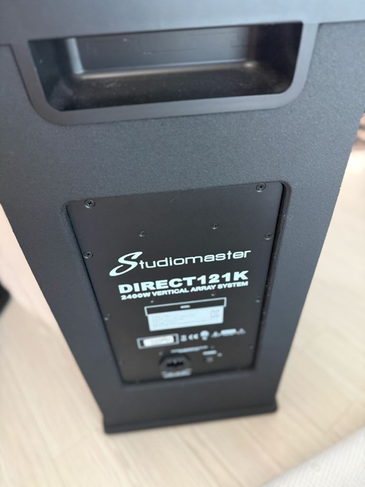 [2통일괄]Studiomaster DIRECT121K 컬럼어레이 스피커 2통 (1조) 세트_가방포함 이미지
