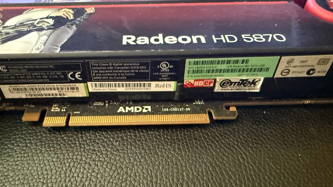 Radeon HD5870 Sapphire 라데온 그래픽카드 이미지
