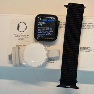 애플워치 SE2 40mm GPS 미드나잇 블랙 이미지