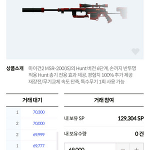 서든 105000sp팝니다 이미지