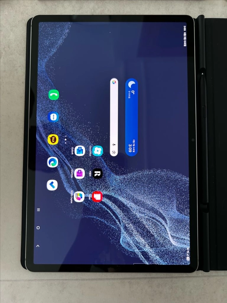 삼성 갤럭시 탭 S8 플러스 5G 128gb 풀박스 북커버 포함 전구성 이미지